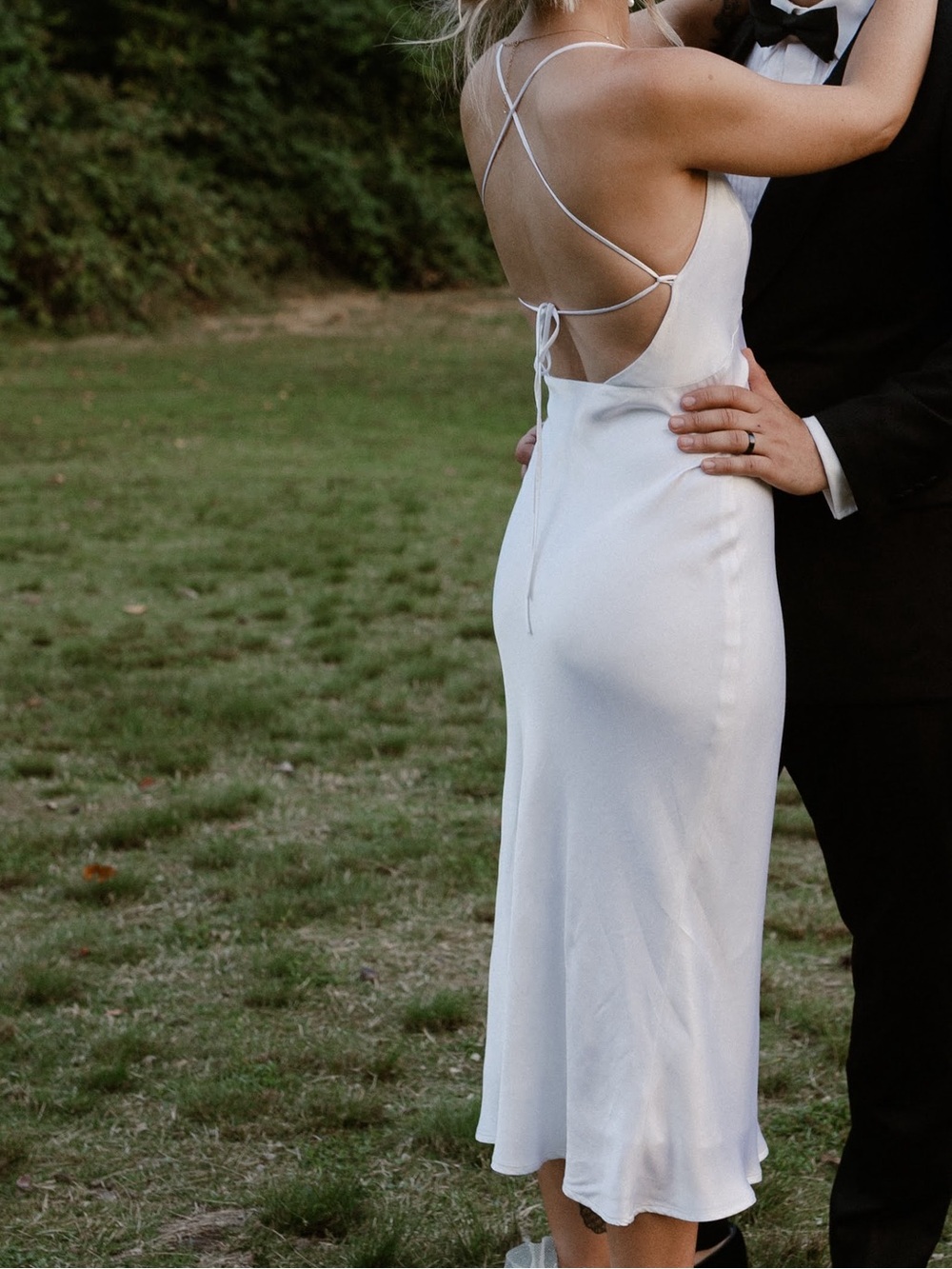Park & Fifth White Midi Dress